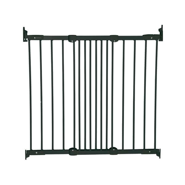 BabyDan Sikkerhetsgrind - Flexi Fit metall Svart - 67-105,5 cm (55116-2600-10)