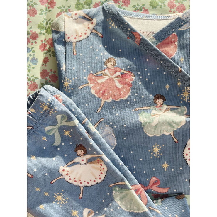 Konges Sløjd BASIC NEWBORN SET GOTS Snow bow ballerina