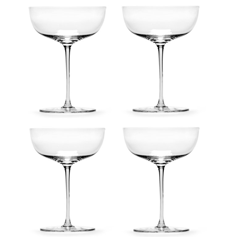 Serax Unity by Tomorrowland Dragonfly Coupe champagneglazen set van 4