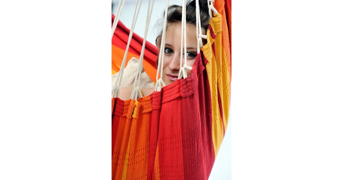 AmazonasBrasil Gigante hangstoel  (Rood/geel)