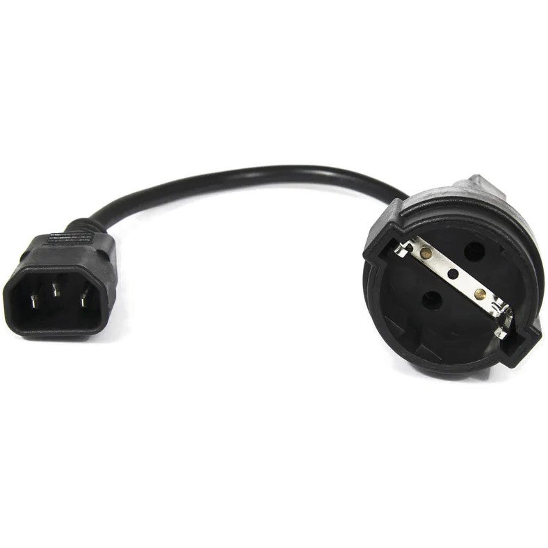 Furman ADP-IEC-EURO 10A, stroomkabel, IEC C14 male - Schuko female, 0.3 meter