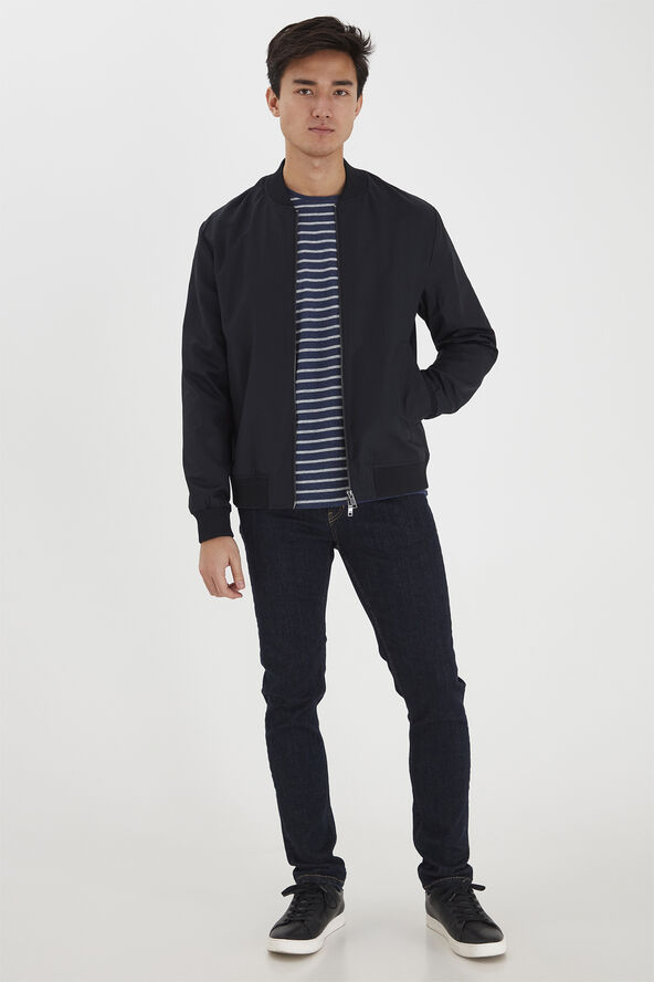 Casual Friday CFJAXON cotton bomber jacket Anthracite black
