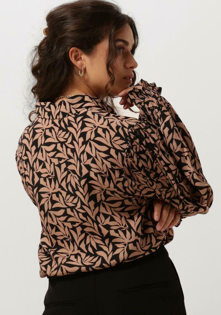 YDENCE taupe ydence blouse blouse alyssa