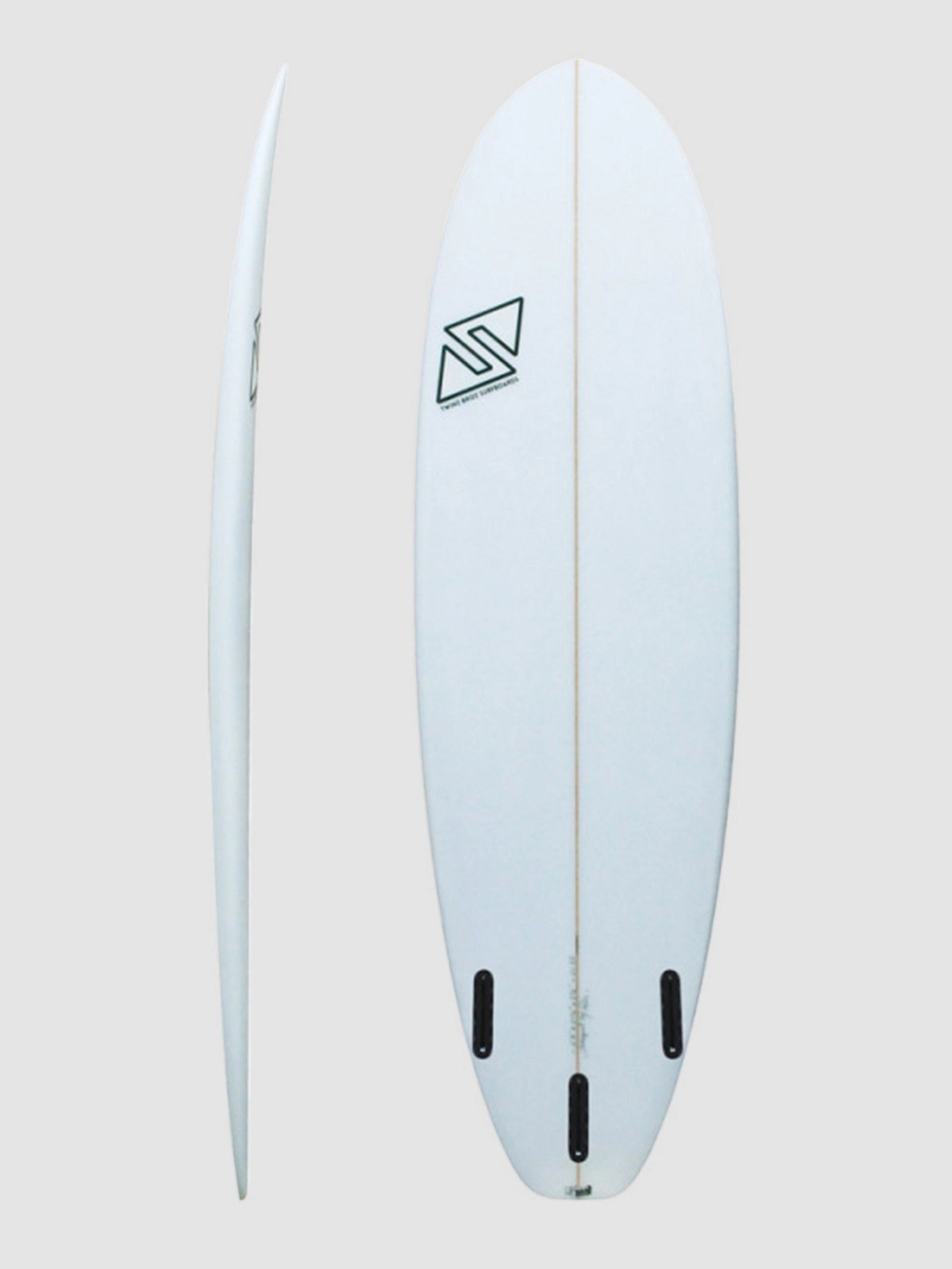 TwinsBros Mr. Freaky FCS2 Surfboard white