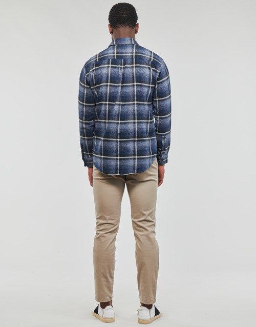 Selected - SLHREGSCOT CHECK SHIRT Azul