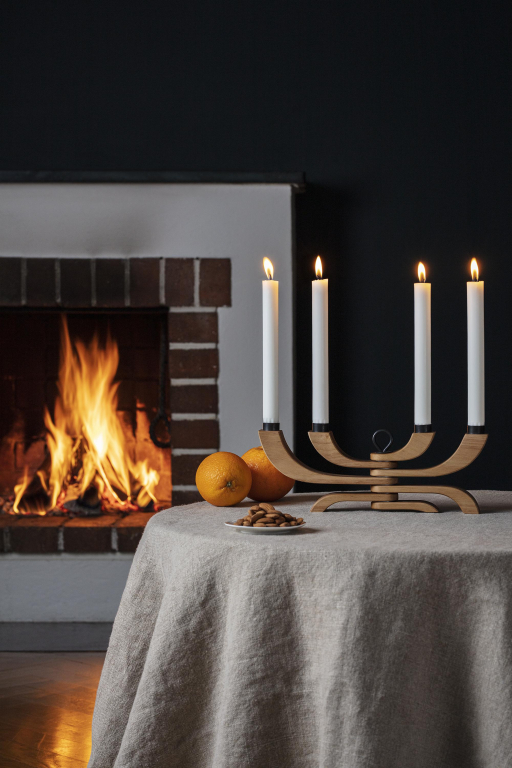 Design House Stockholm Nordic Light 4 kandelaar zwart
