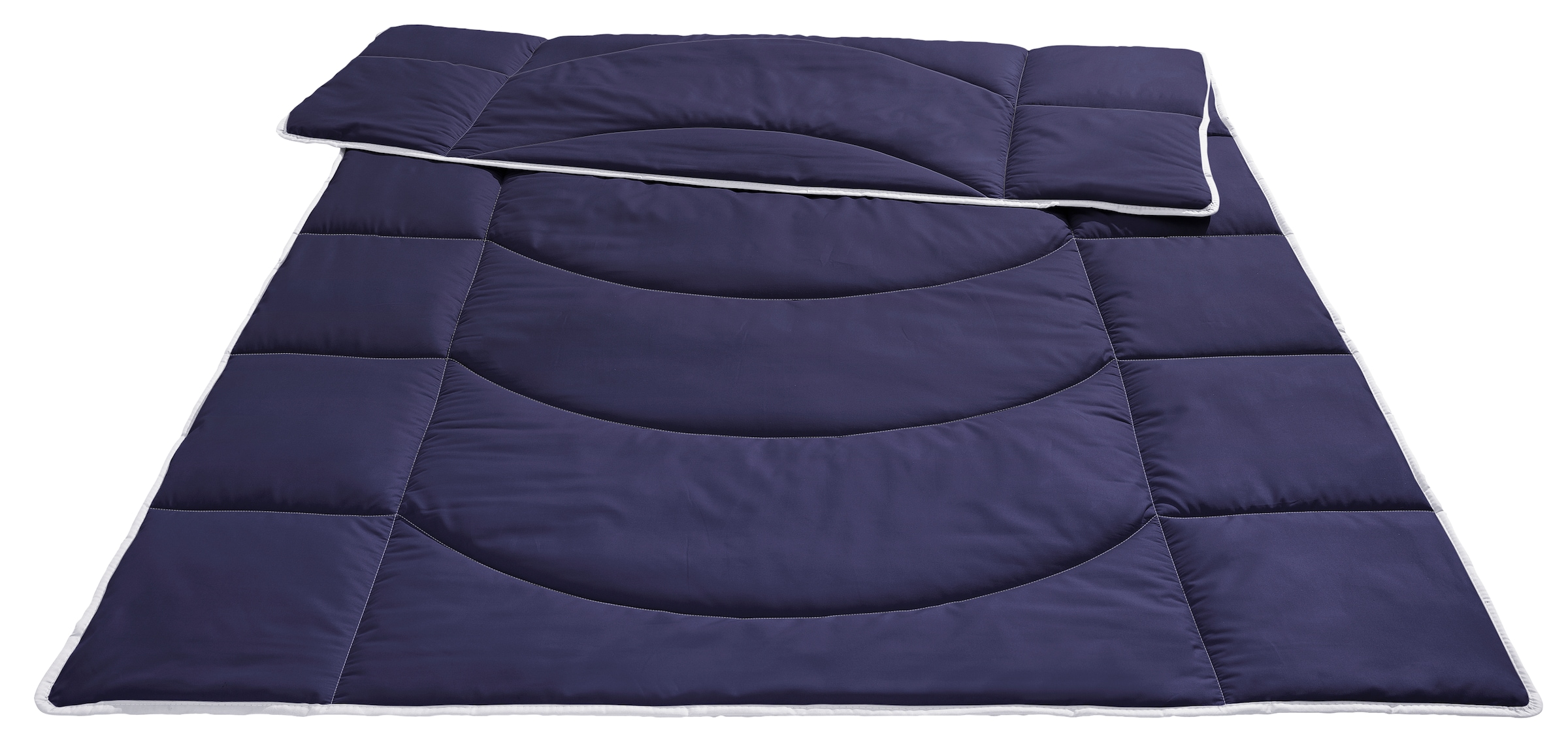 my home Steppbett + Kopfkissen »Microlux , Bettdecke 135x200 cm, 155x220 cm« Set mit Kissen 40x80 cm, 80x80 cm, Sommer, Herbst, Winter in 4 Farben