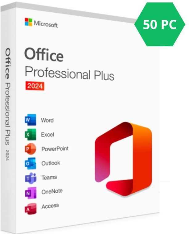 Microsoft Office 2024 Professional Plus - 50 Gebruikers