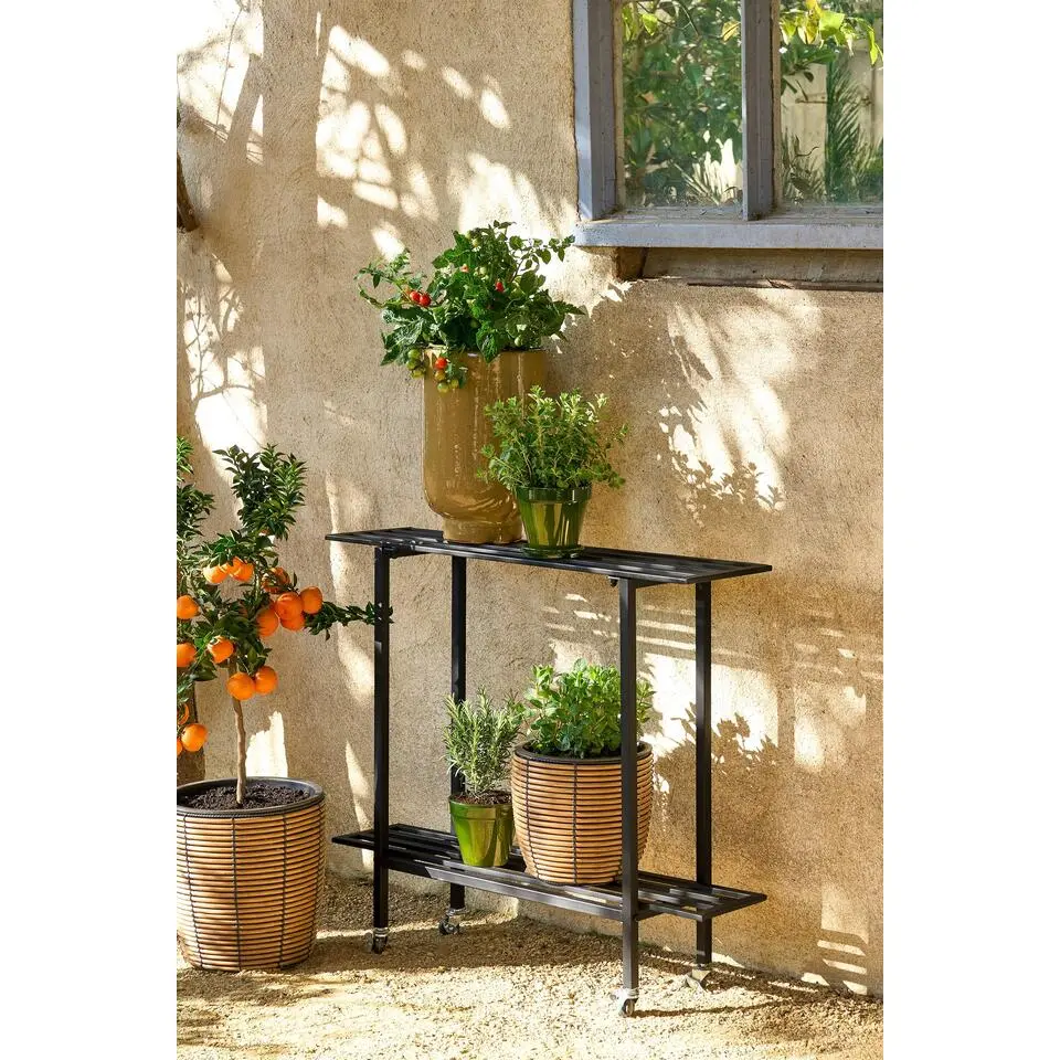 Mica Decorations Durban Bloempot Buiten - Set van 3 - H36 x Ø40 cm