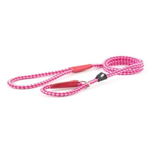 Guia de nylon rosa para cães Ancol