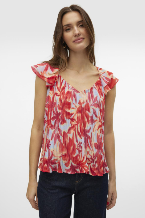 Vero Moda rode dames t-shirt