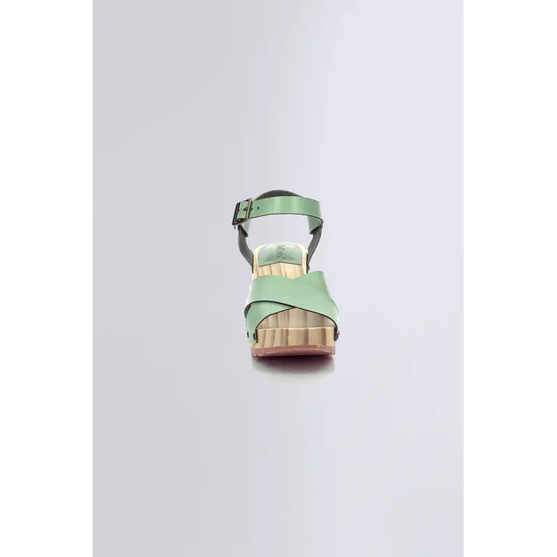 KICK WISE VERT MENTHE SANDALES Cuir Femme