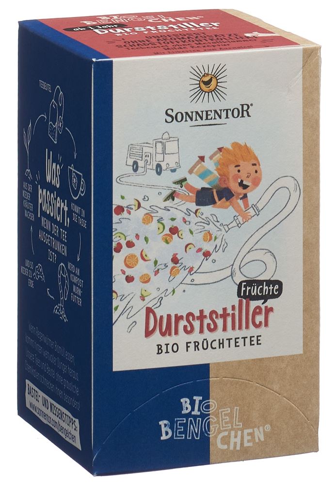 SONNENTOR Bengelchen Durststiller Früchte Tee<br>18 Stück, Beutel, TEES, BIO