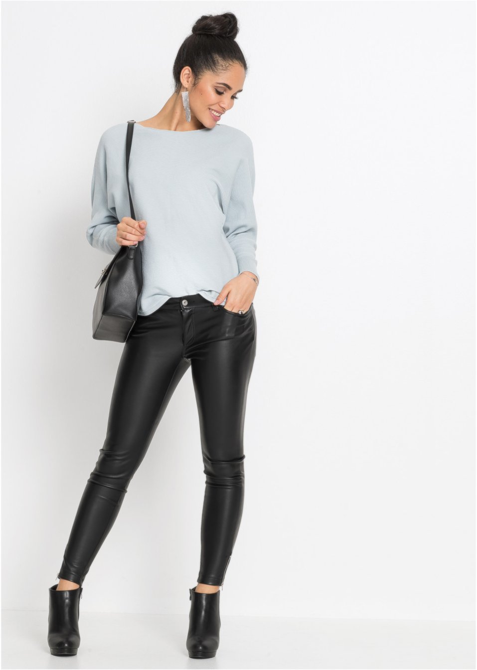 Pull oversize côtelé