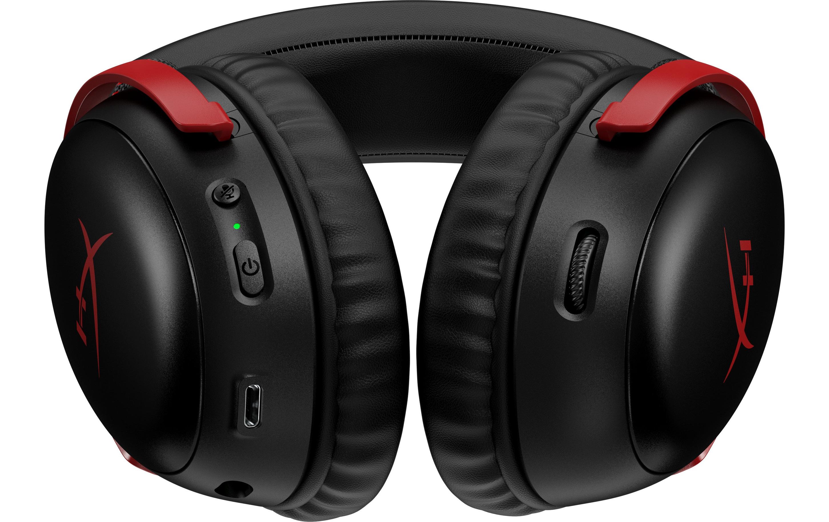 Headset Cloud III Wireless Rot/Schwarz<br>Komfortables Gaming-Headset für PC und Spielkonsolen