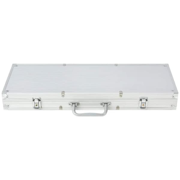 vidaXL Pokersett med 500 laser-sjetonger aluminium