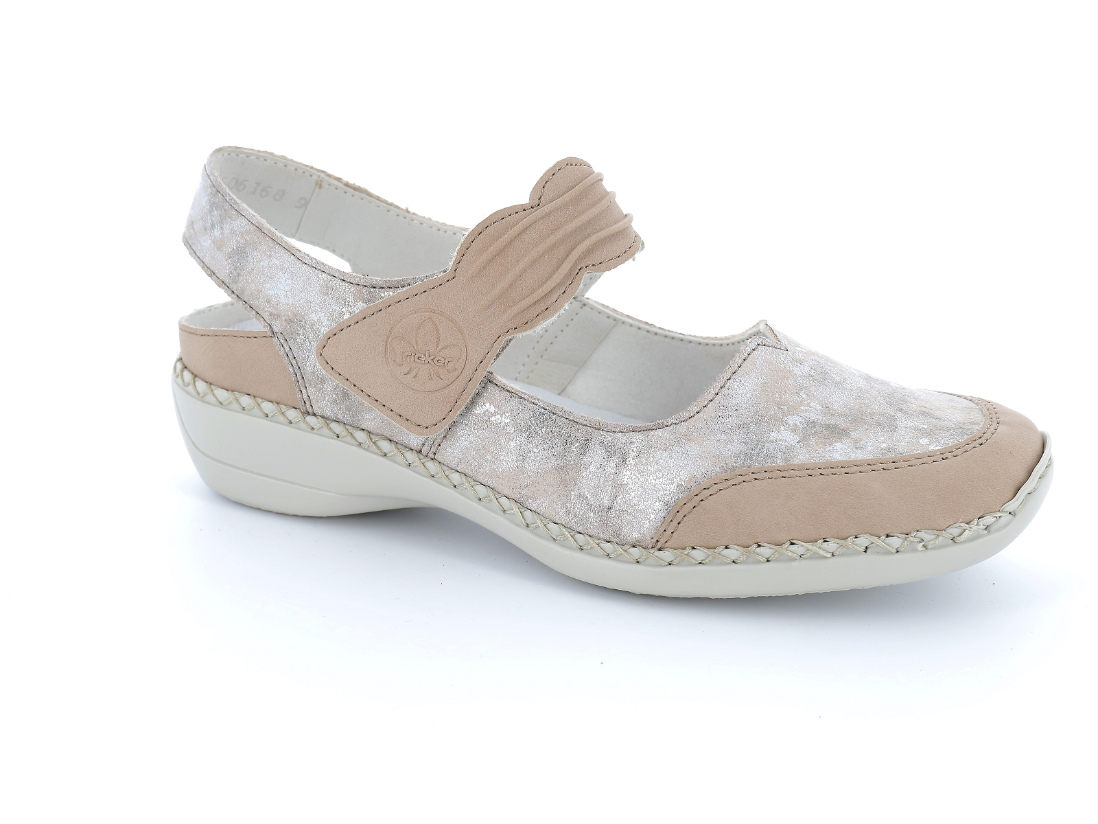 Rieker-41379 Synthétique Vieux Rose