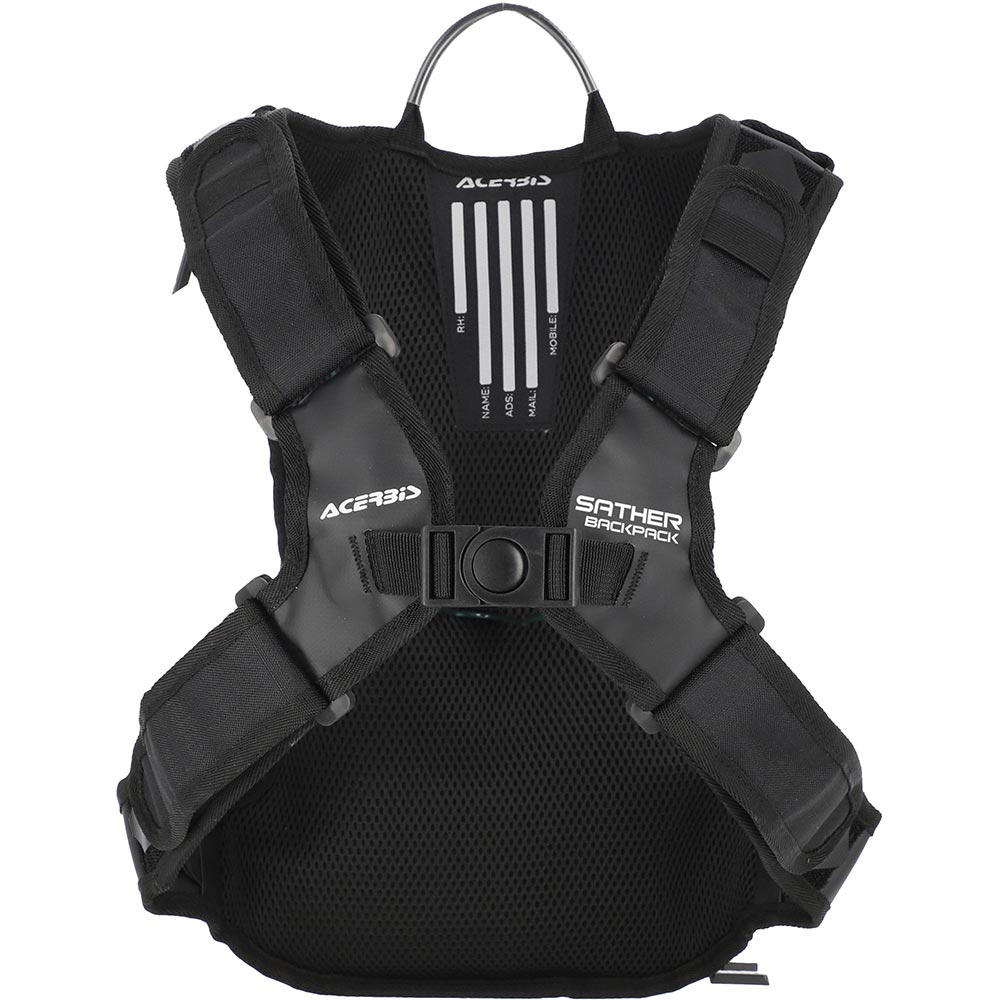 Acerbis - Poche à eau Sather Logo Noir / Blanc