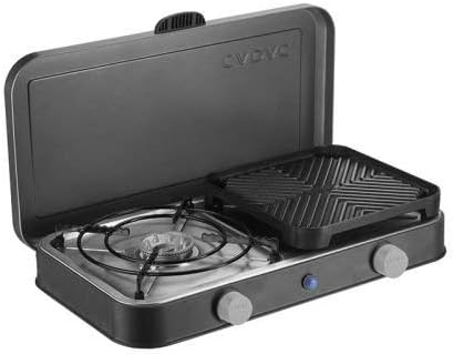 CADAC - 2-Cook Grill Deluxe - Tischgrill - 50mBar - Campinggrill - Für draußen grillen - Stahl - Aluminium - Kunststoff - Gas Barbecue