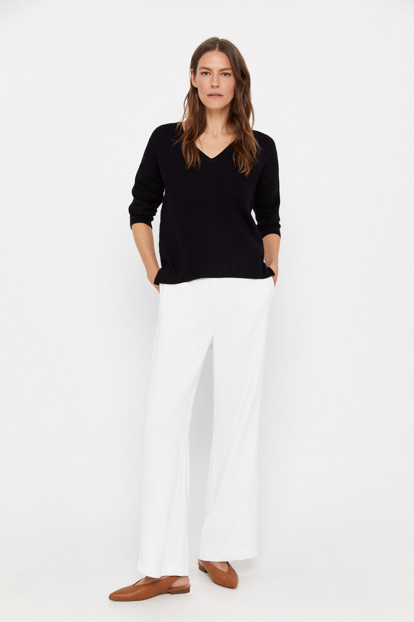 Camisa de viscose Ecovero - Preto
