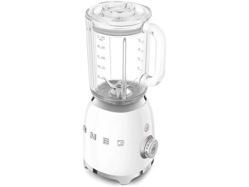 SMEG Standmixer 50's Style BLF03WHEU Weiss Leistungsstarker Mixer