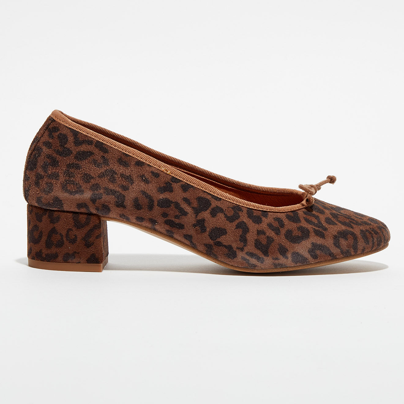 Quartier Latin Ballerines trotters en Cuir Diane pony - Talon 4 cm
