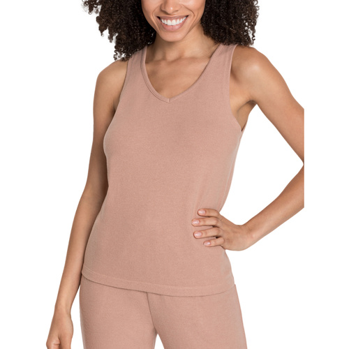 Lascana - Top de ropa cama Strick Beige