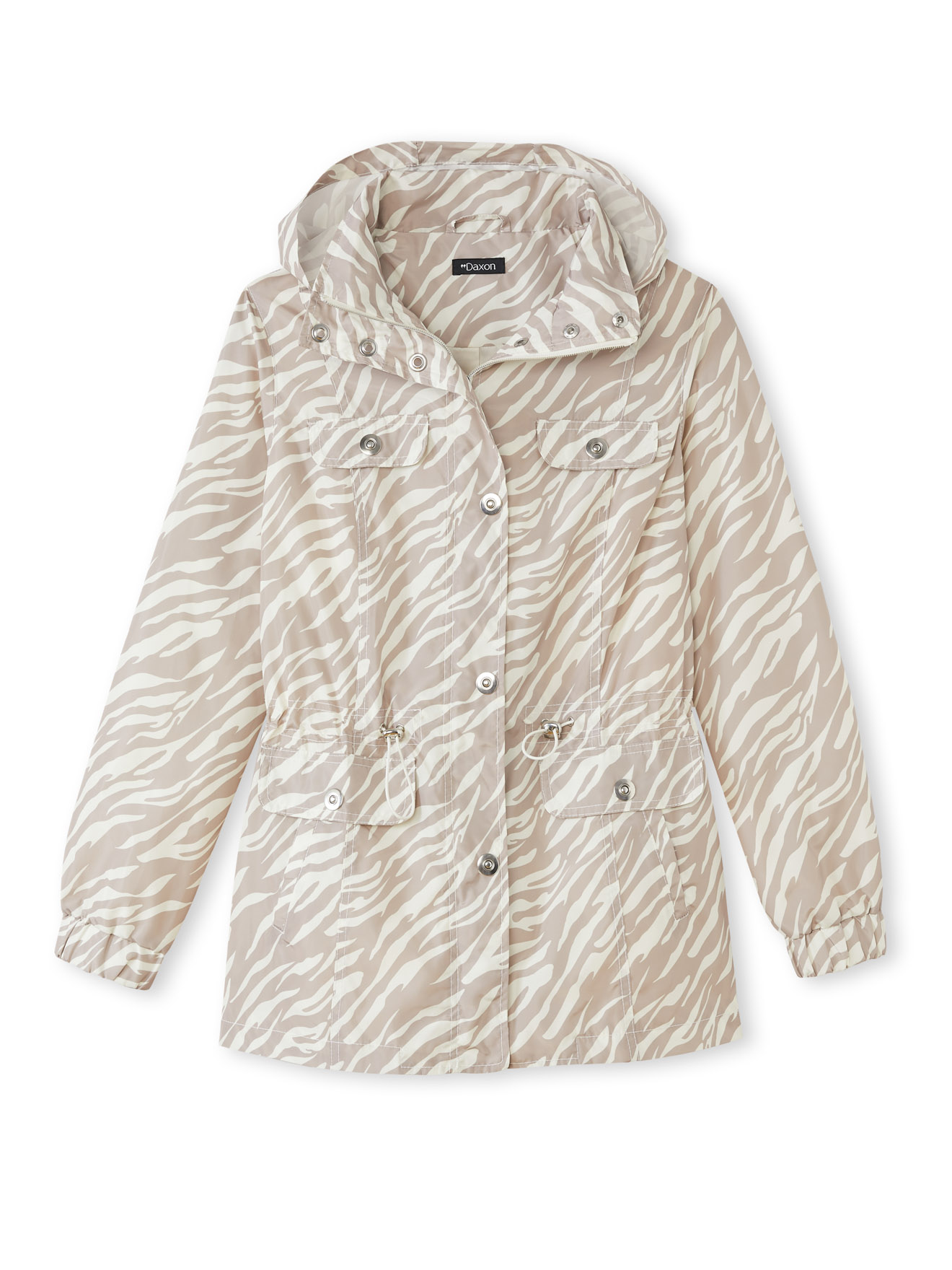 Parka déperlante à capuche amovible