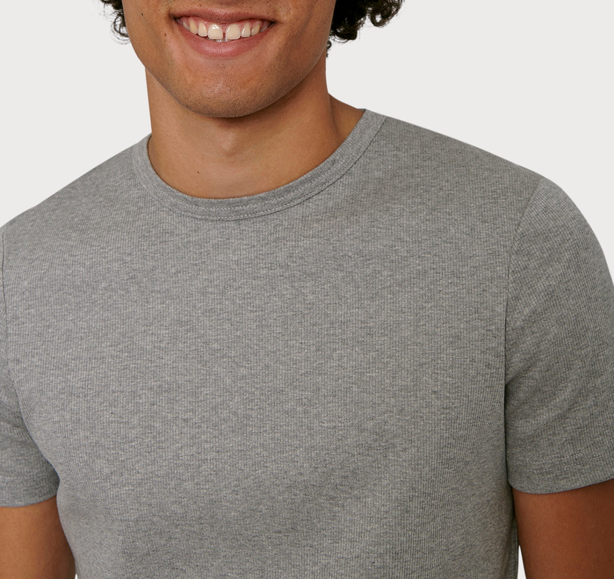 ORGANIC COTTON<br>True Rib Tee