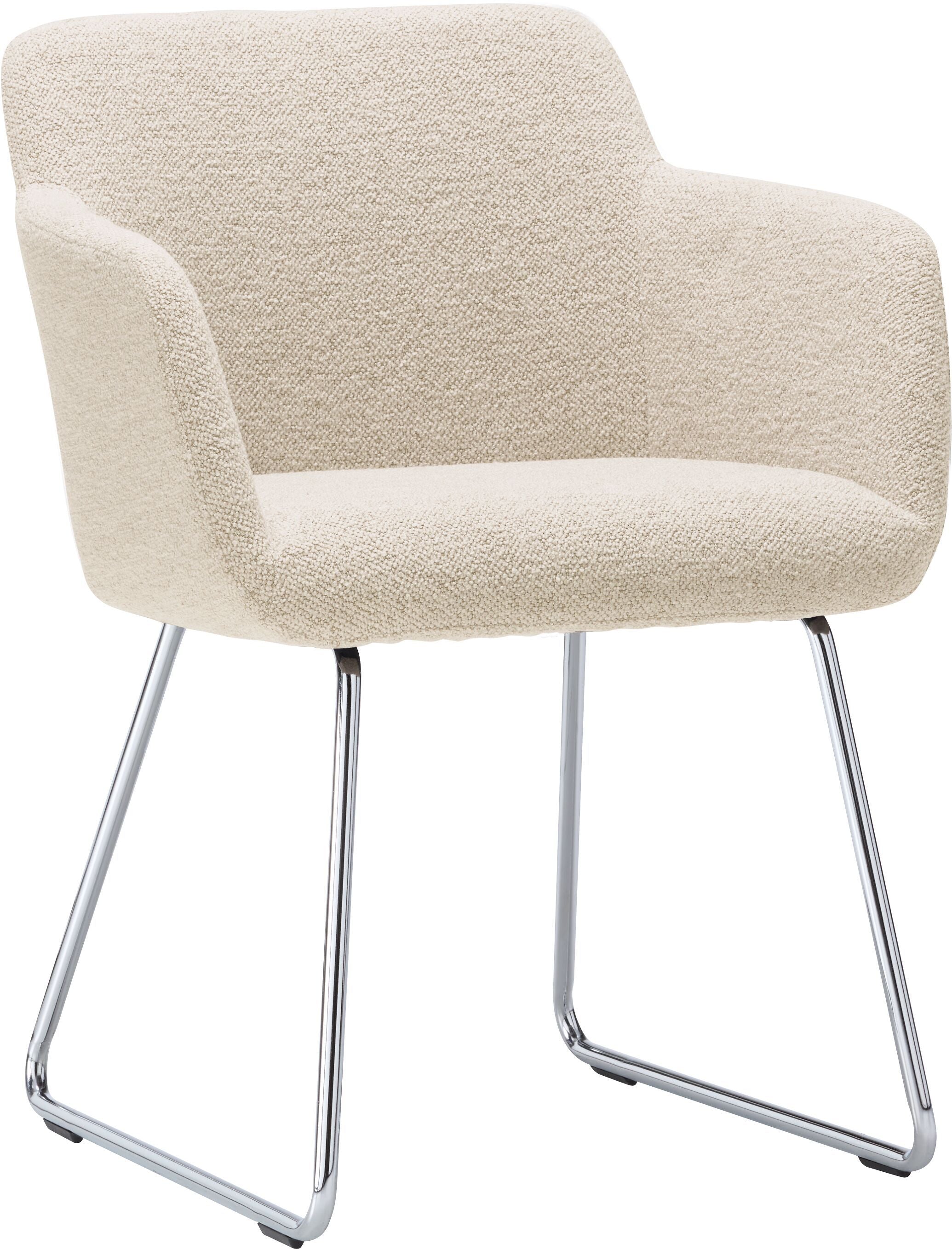 PECORA Stuhl - Beige / B: 57.5 cm x T: 58.0 cm x H: 76.0 cm