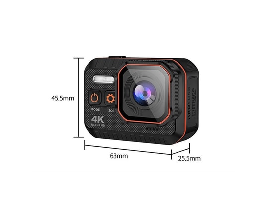 YONIS - Caméra sport 4k ultra hd étanche wifi pour plongée et activi...