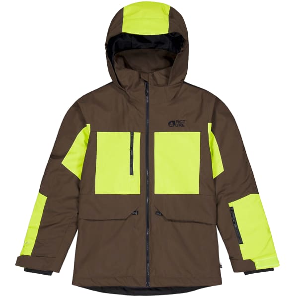 Veste de ski PICTURE STONY JKT JR CHICORY COFFEE ACIDLIME