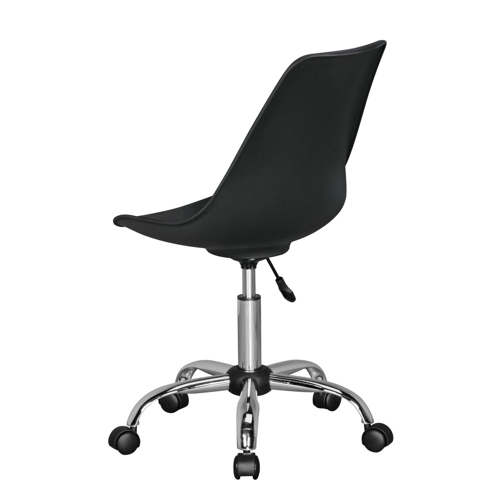 Bürostuhl - schwarz - Kunststoffsitzschale