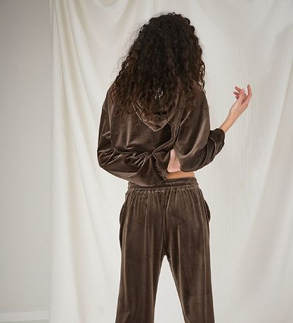 Designers Remix H?ttetr?je - Velour - Cropped - Frances - Mud