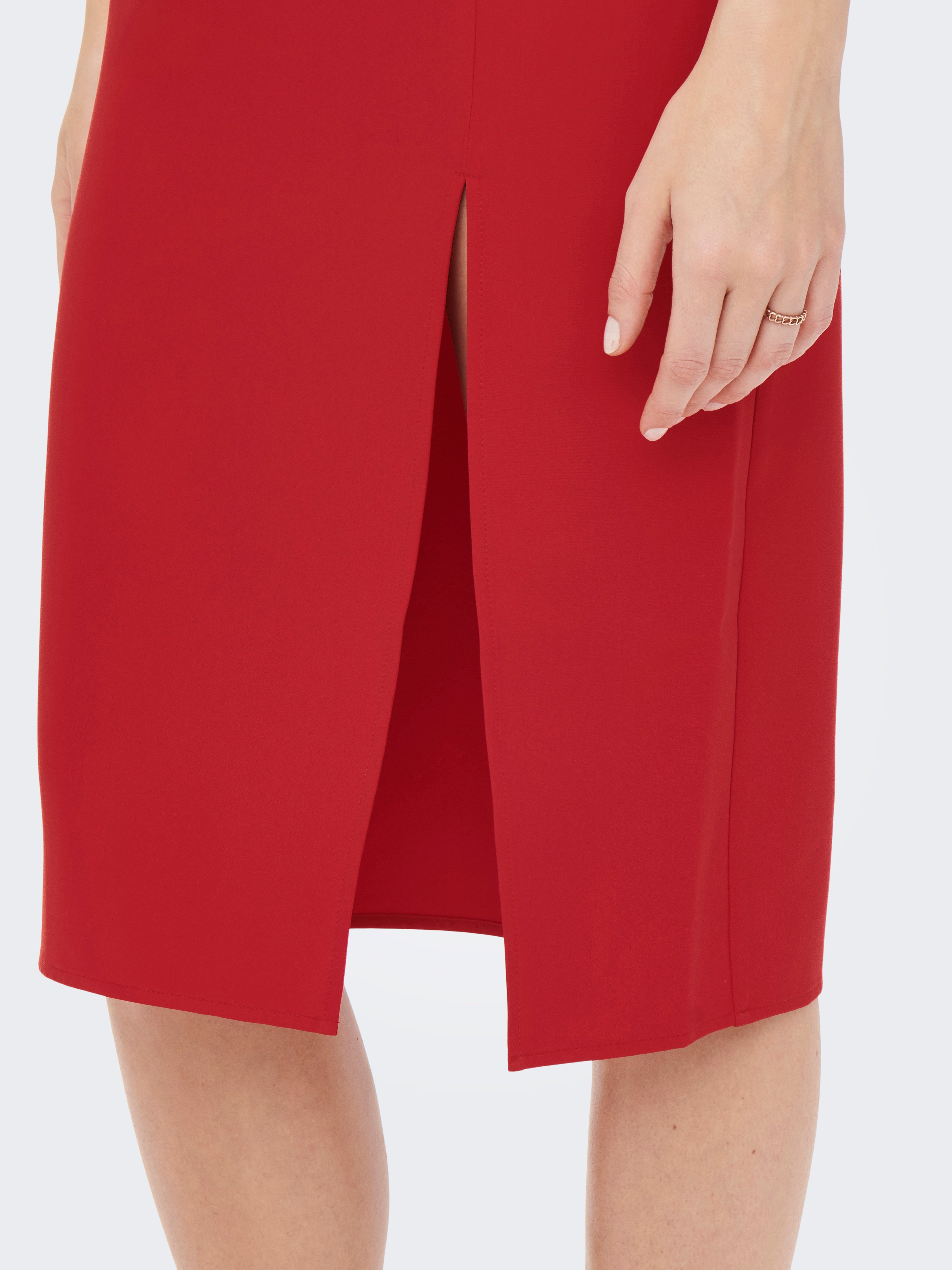 ONLTORI-ABBA Langes Kleid Mars Red