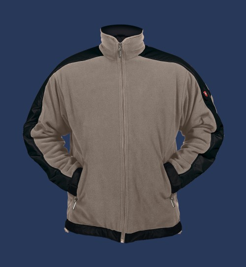 Kids-Jet-Jacke MicroFleece, Basalt/Schwarz
