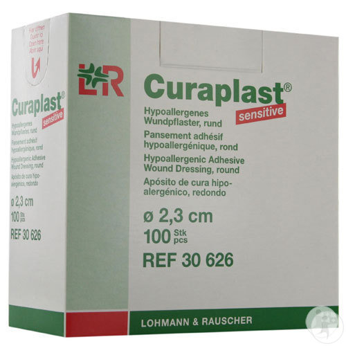 Lohmann & Rauscher Curaplast Sensitive Pansement Adhésif Hypoallergénique 2,3cm 100 Pièces (30626)