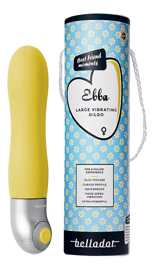 Belladot Ebba Vibrator Dildo - Gul