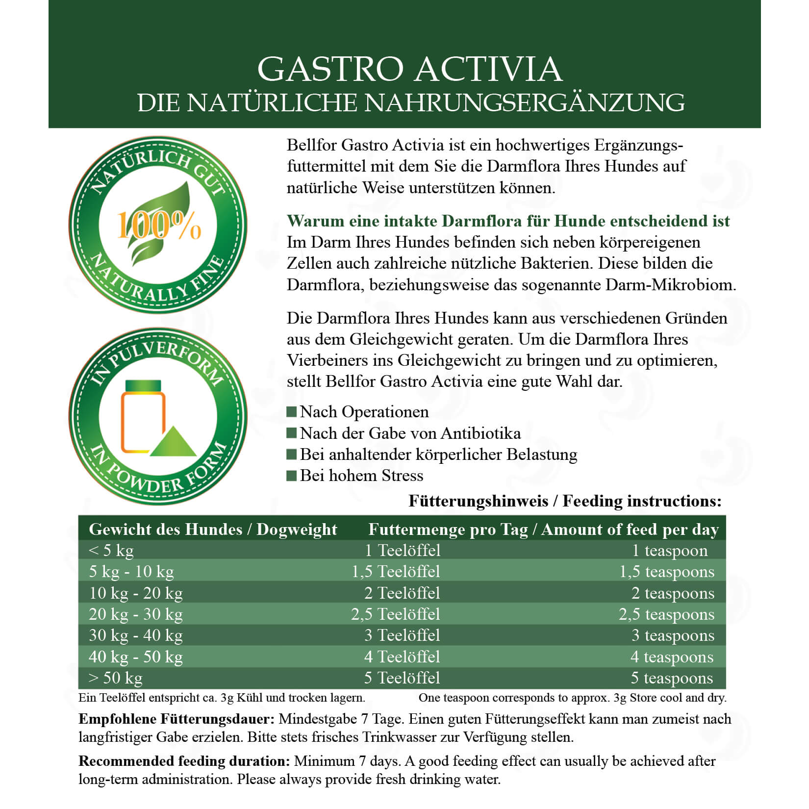 Gastro activia - poudre - 250g