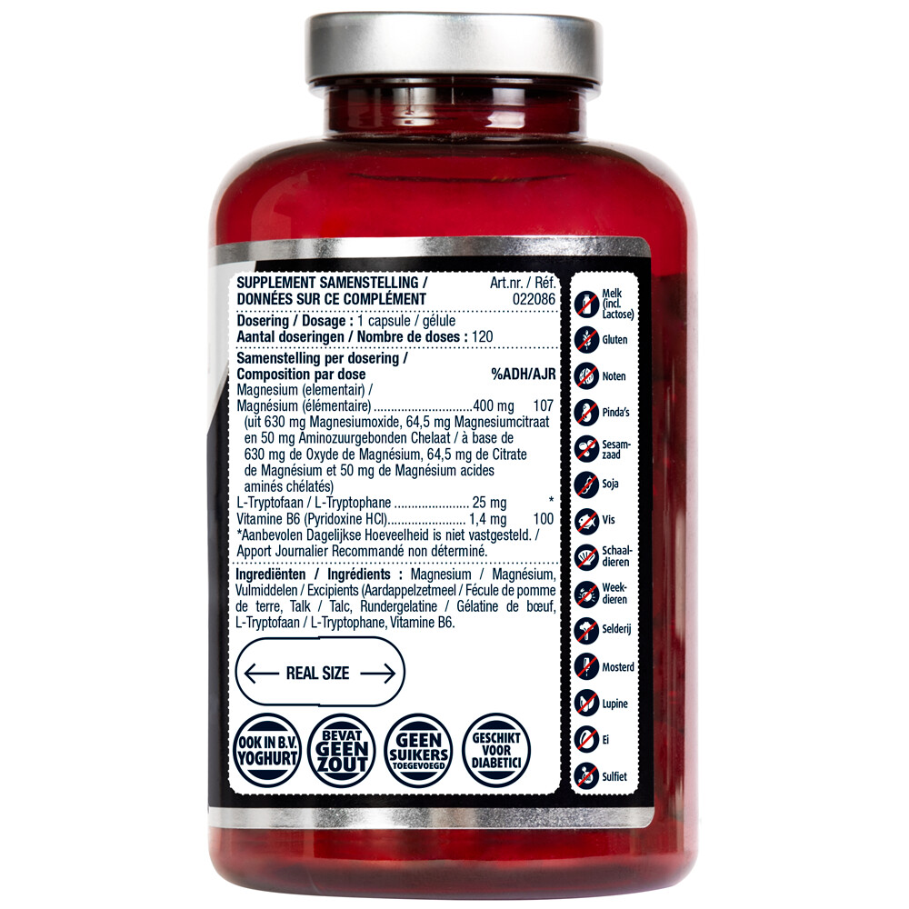 2x Lucovitaal Magnesium 400 met l-tryptofaan120 capsules