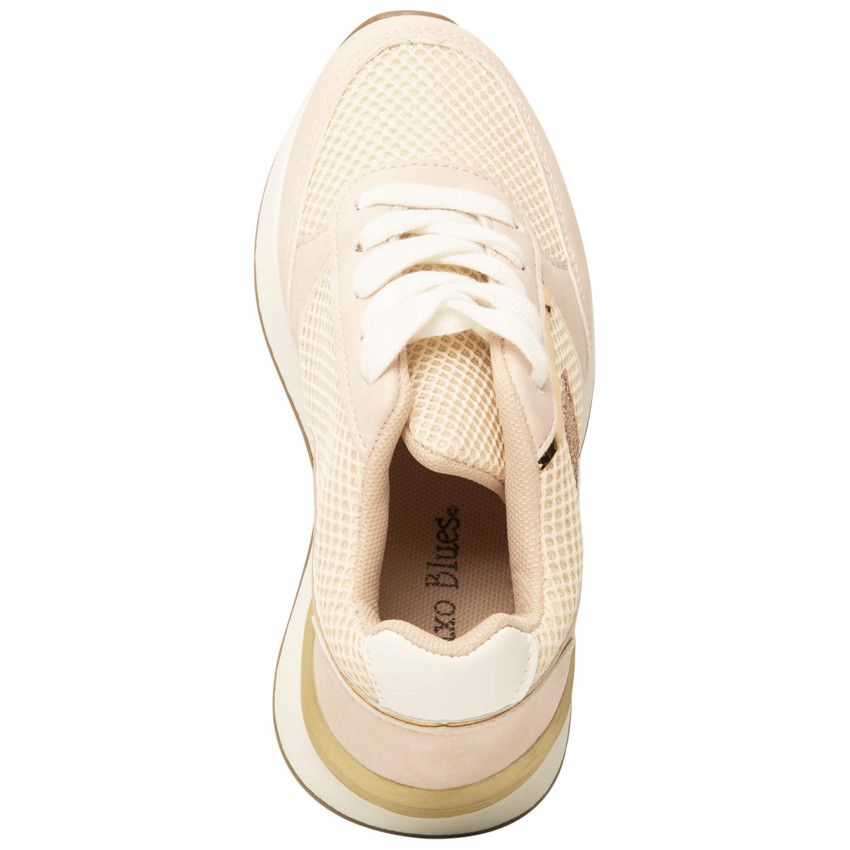Baskets de sport en mesh à lacets pour fille - Blanc