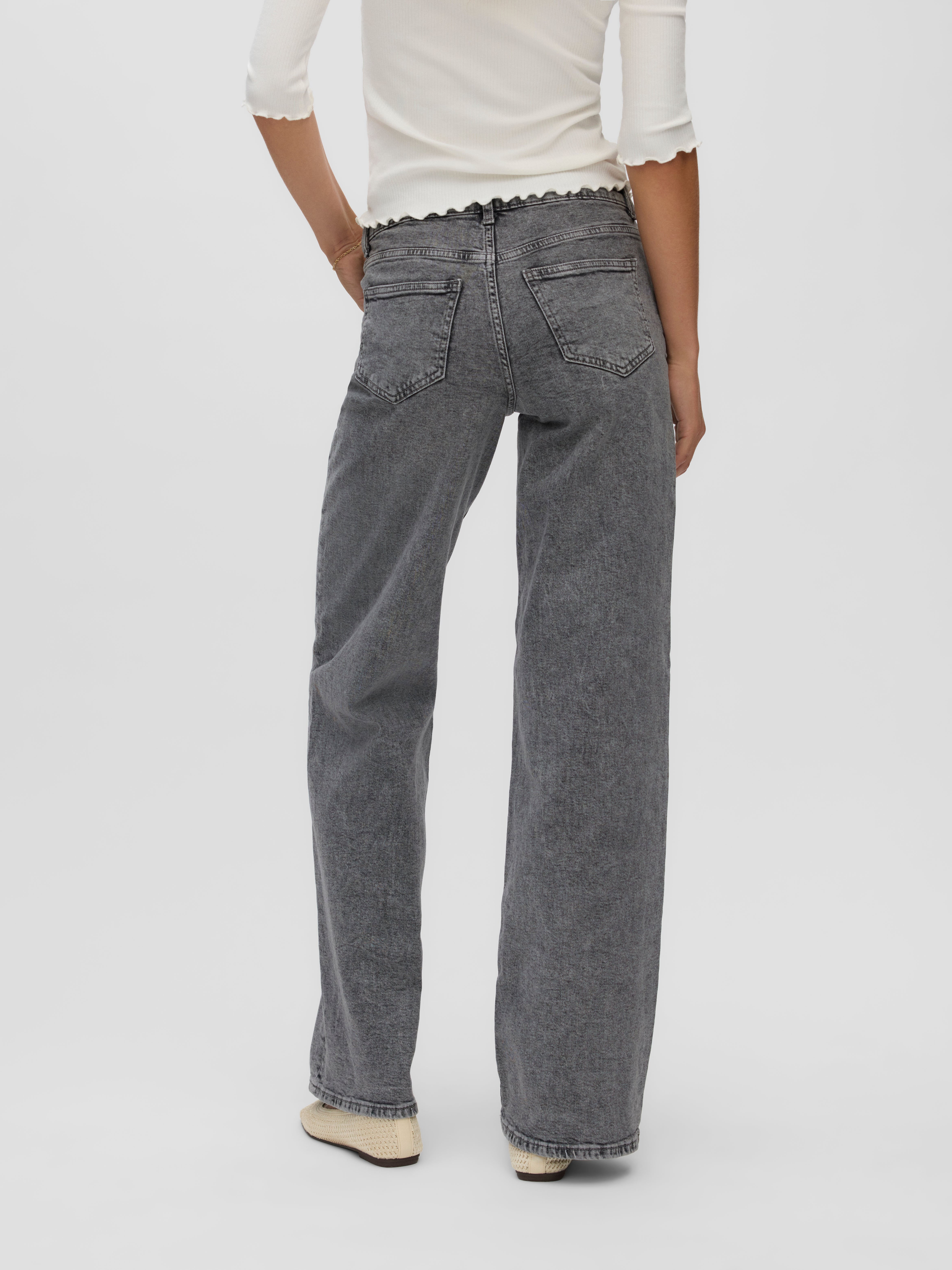VMSANDIE-STRETCH Mid rise Wide fit Jeans