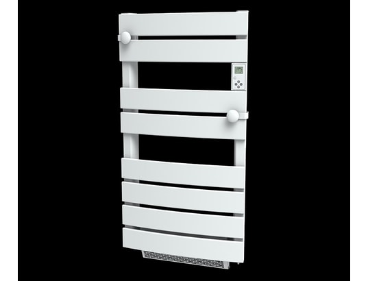 CARRERA - Radiateur sèche-serviette 750w + soufflerie 1000w - cintré ...