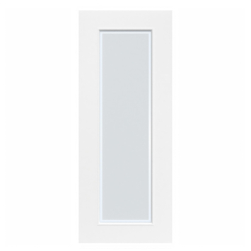 Arne & Bodil binnendeur ABD20 mat glas met blanke rand - wit afgelakt
