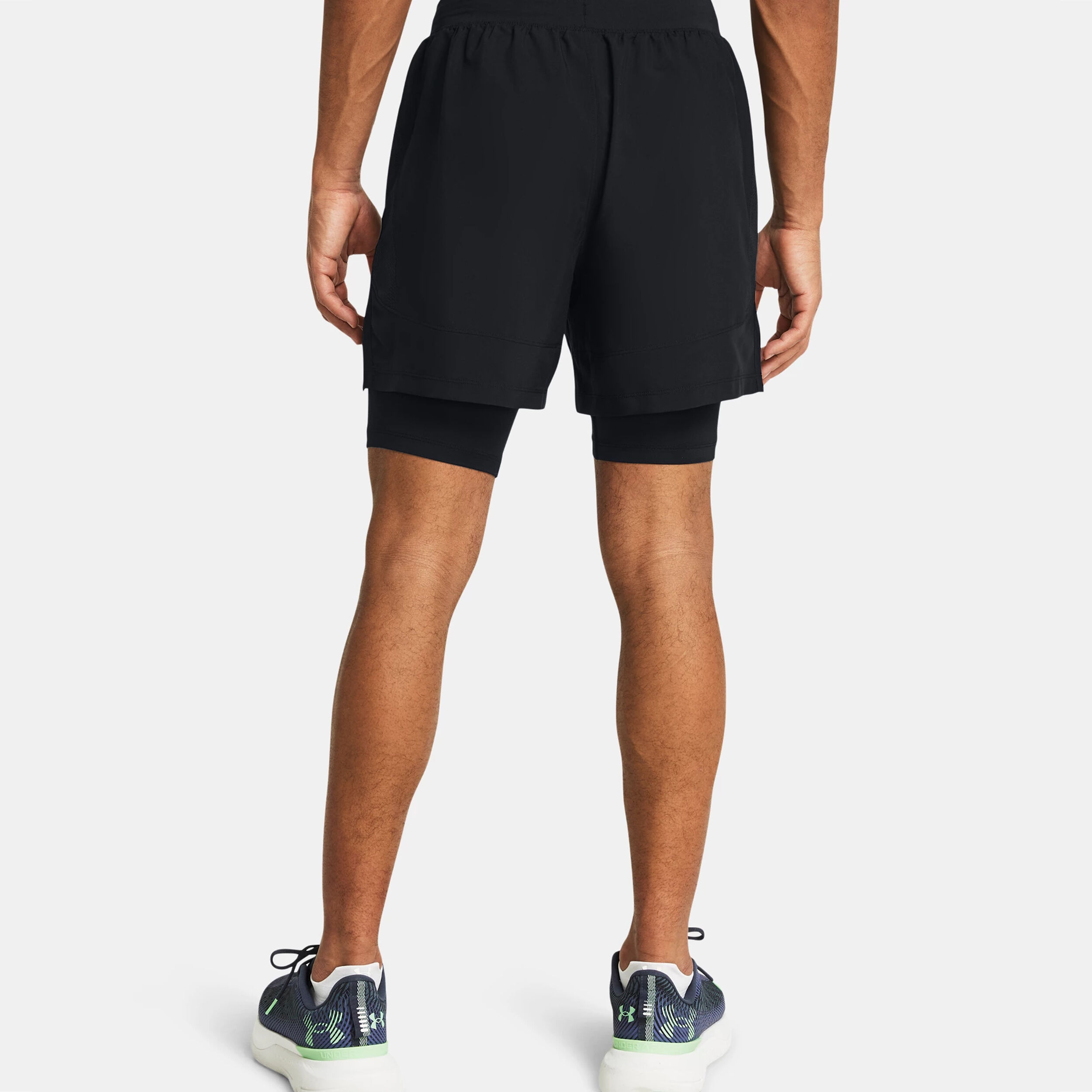 Under Armour Launch 5 Inch 2-in-1 Shorts Hommes - Noir