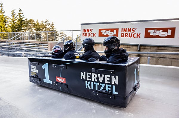 Bob Rafting in Innsbruck