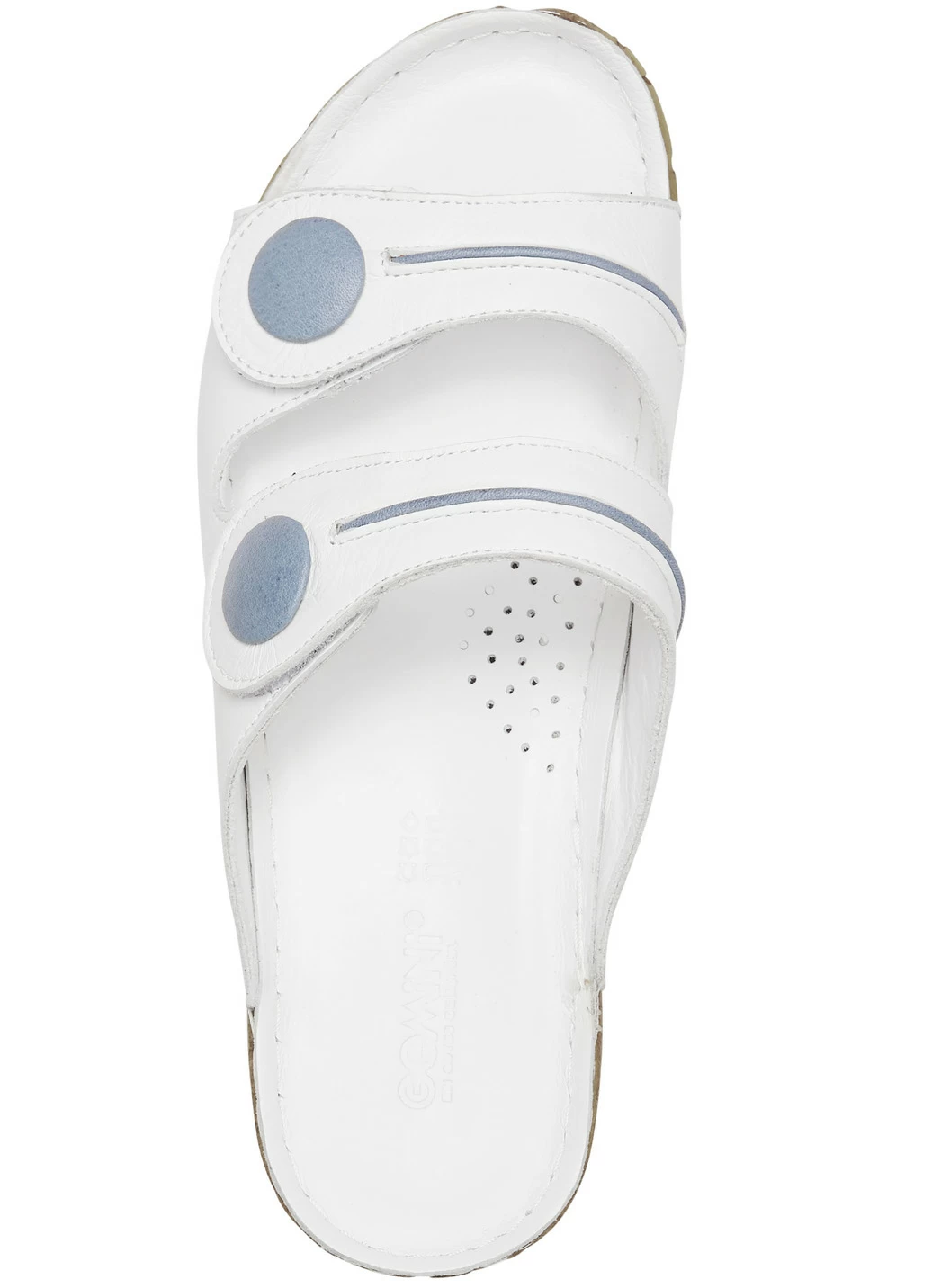 Gemini Pantolette aus teilweise schattiertem Rind-Nappaleder