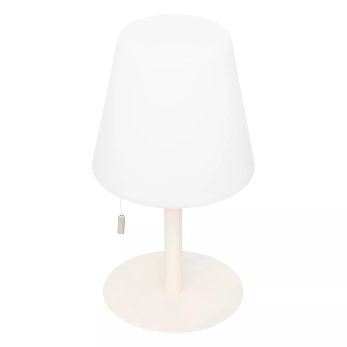 Lampe à poser extérieur LED métal (H30,5 cm) Zack Beige