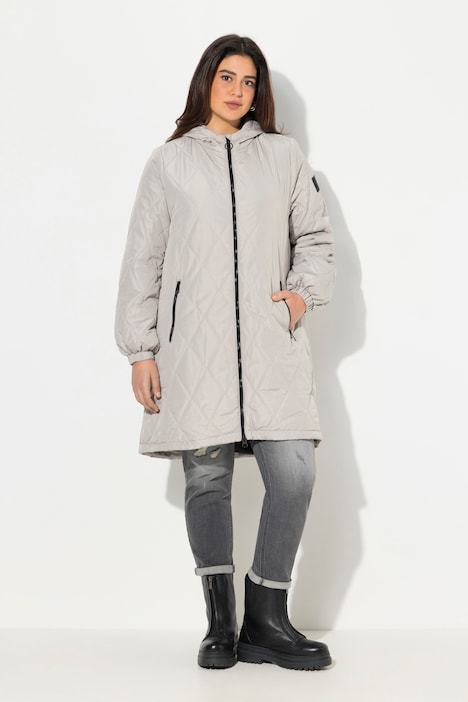 Leichtstepp-Mantel, wasserabweisend, 2-Wege-Zipper