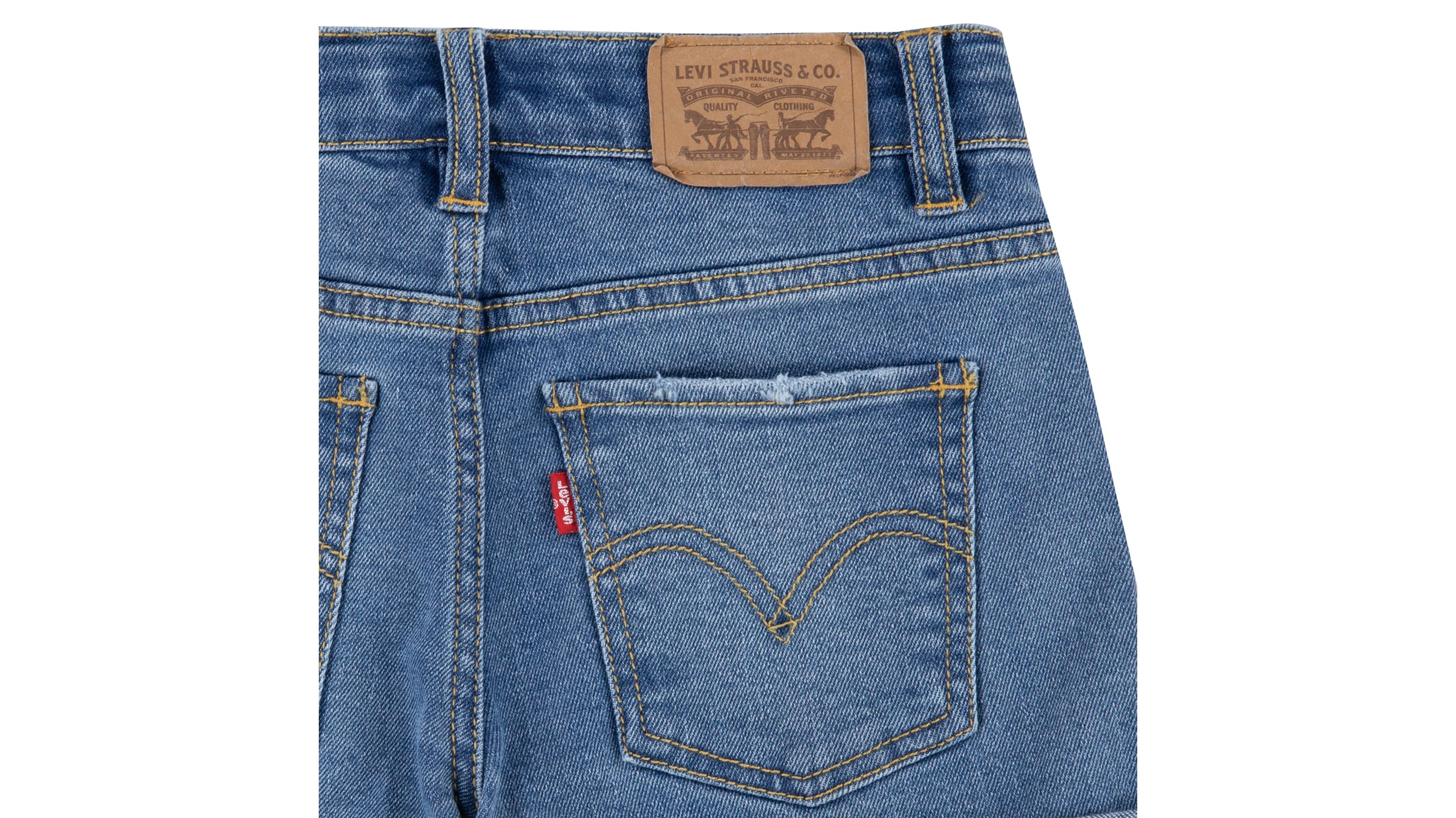 Short à revers Girlfriend - Keep The Change - Bleu